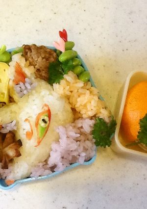 妖怪ウォッチキュウビのキャラ弁（≧∇≦）-レシピのメイン写真