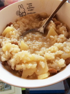 納豆ご飯(じゃがいも味噌汁のリメイク)-レシピのメイン写真