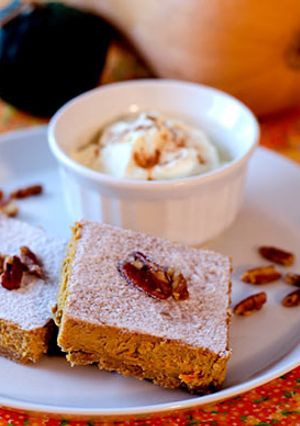 バターナッツスクワッシュチーズケーキバー-レシピのメイン写真