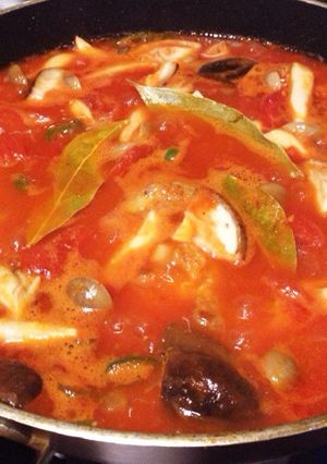 鶏肉ときのこのトマト煮-レシピのメイン写真