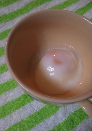 レンジで温泉卵（秋冬）-レシピのメイン写真