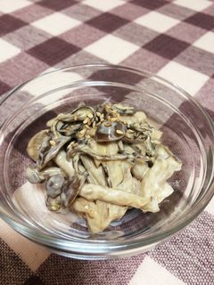 きのこの塩昆布マヨあえ-レシピのメイン写真