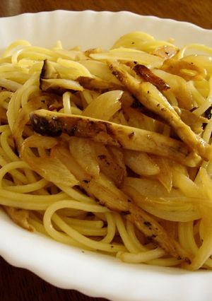 松茸のパスタ-レシピのメイン写真