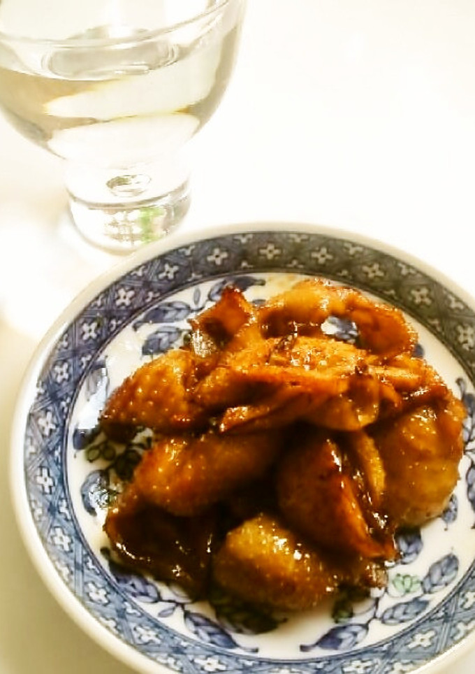 ☺ご飯にも☆簡単おつまみ♪鶏皮の生姜煮☺-レシピのメイン写真