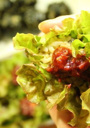 ブルゴギ味のビビンパッおにぎり！-レシピのメイン写真