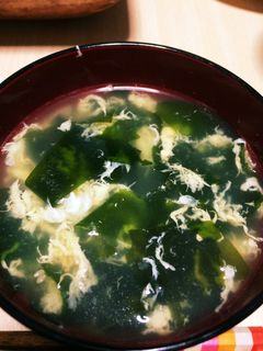 玉子とワカメのスープ-レシピのメイン写真