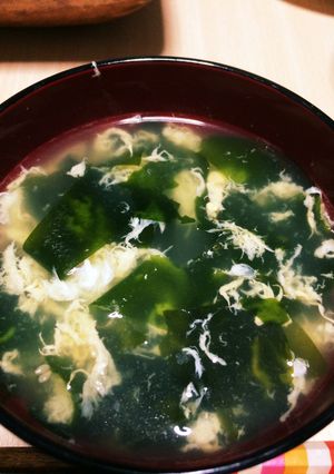 玉子とワカメのスープ-レシピのメイン写真