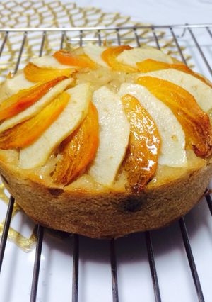米粉de林檎と柿の秋ケーキ-レシピのメイン写真