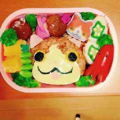 妖怪ウォッチ‼︎ジバニャン♡キャラ弁-レシピのメイン写真