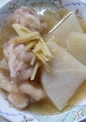 聖護院大根と鶏肉の水晶煮-レシピのメイン写真