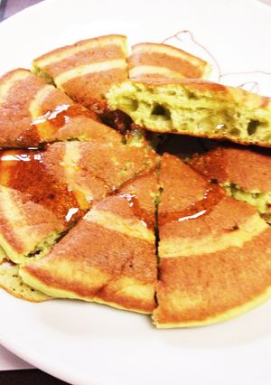 青汁ホットケーキ-レシピのメイン写真