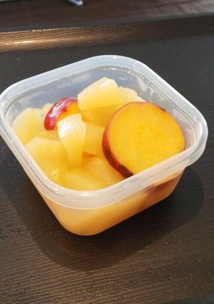 離乳食に☆さつまいもとりんごの甘煮-レシピのメイン写真