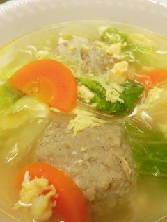 鰯のつみれと卵の中華スープ♪-レシピのメイン写真