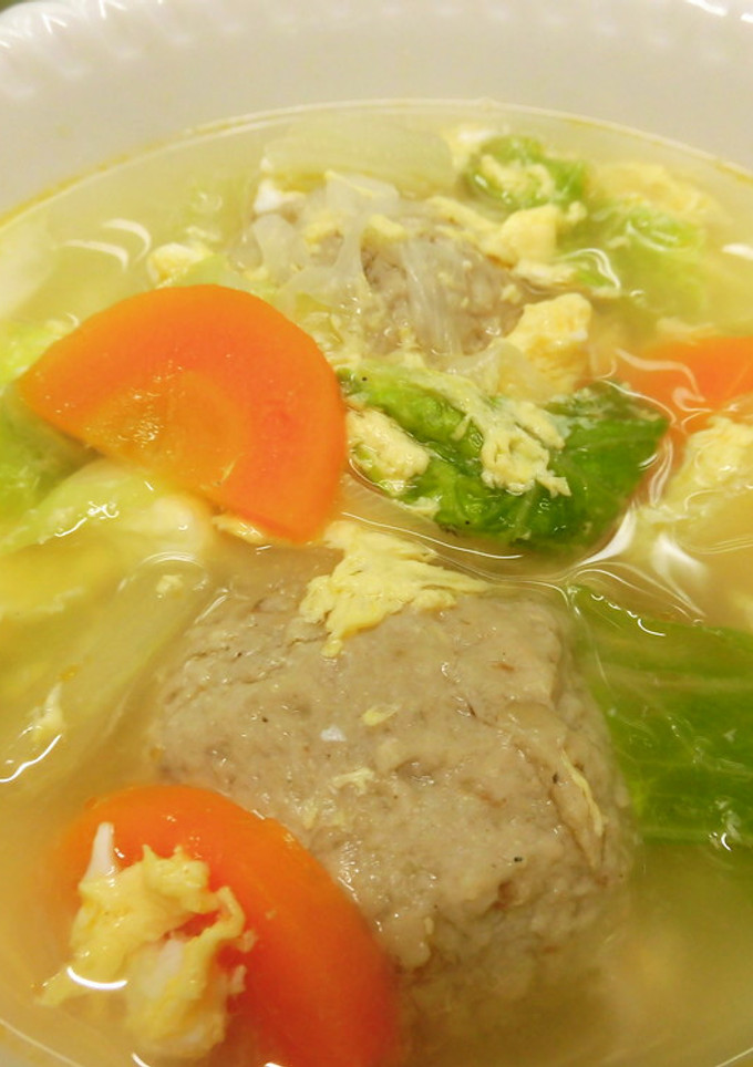 鰯のつみれと卵の中華スープ♪-レシピのメイン写真