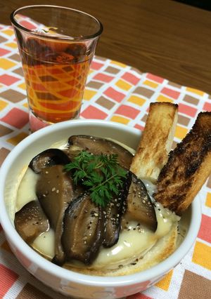 きのこのキッシュ風☆ココットカマン-レシピのメイン写真