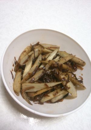 ごぼうしょうが昆布和え-レシピのメイン写真