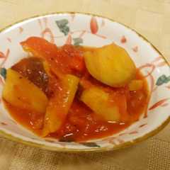 รูปของ さつまいものトマト煮込み