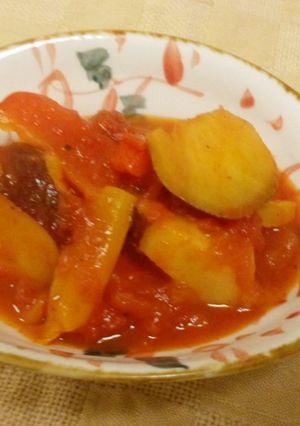 さつまいものトマト煮込み-レシピのメイン写真