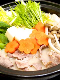 自家製スープで♪ごま豆乳鍋-レシピのメイン写真
