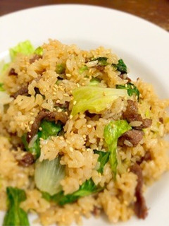 焼肉レタスチャーハン-レシピのメイン写真