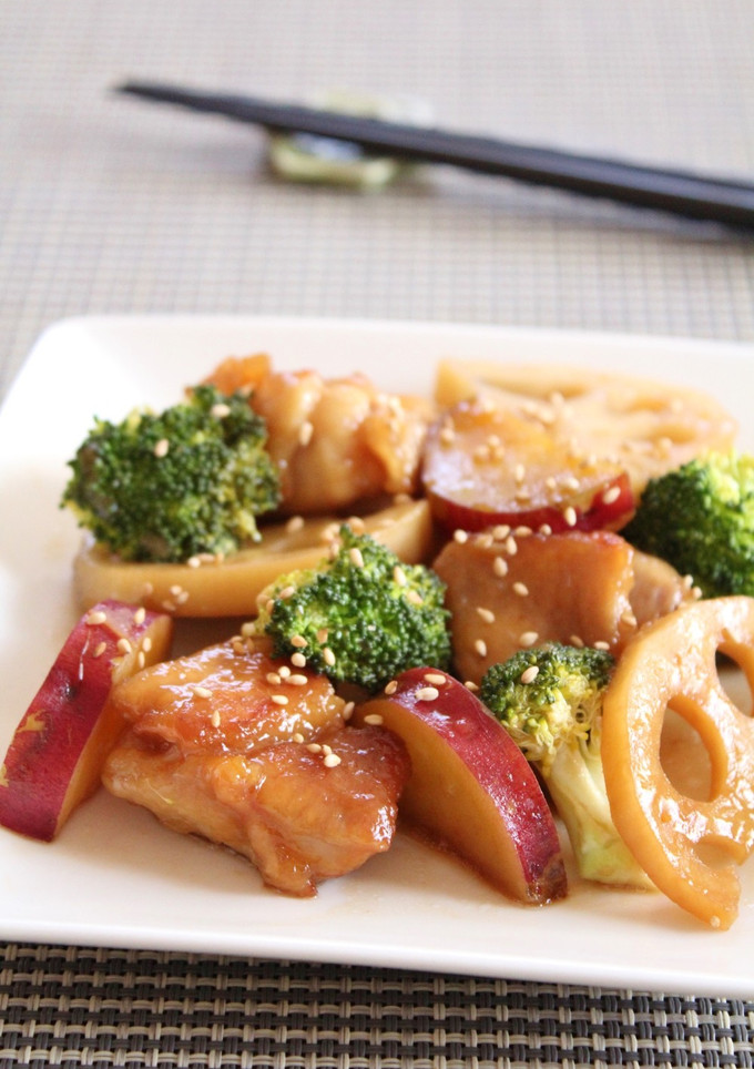 鶏肉と根菜のさっぱり炒め蒸し-レシピのメイン写真