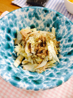 白菜のシーチキンとまさかのガリ和え-レシピのメイン写真