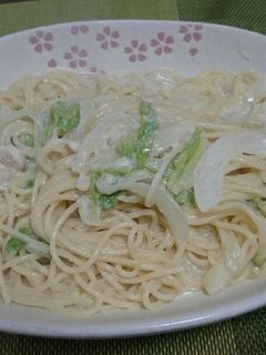 豆乳と酒粕のクリームパスタ-レシピのメイン写真