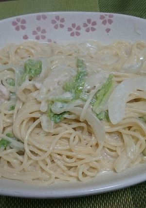 豆乳と酒粕のクリームパスタ-レシピのメイン写真