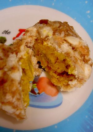 息子のおやつ（パン耳蒸し饅頭？）-レシピのメイン写真