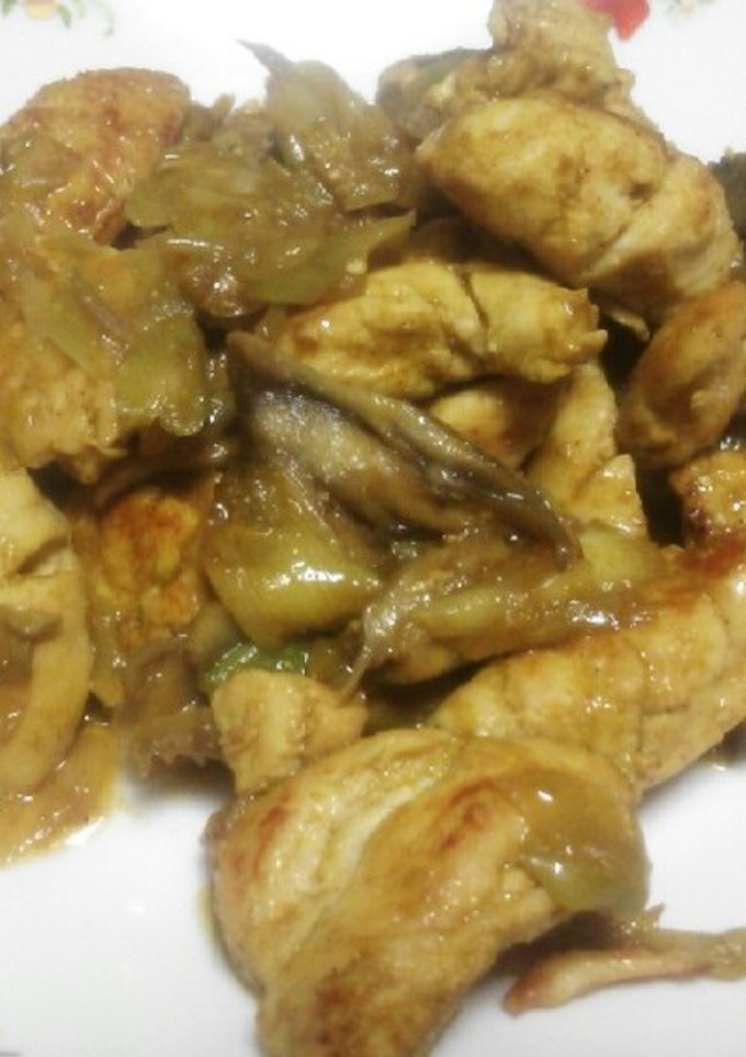 鶏ささみ肉のカレー炒め-レシピのメイン写真