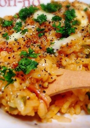 ケチャップで簡単リゾット♡美味しい♡-レシピのメイン写真