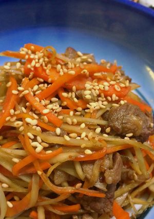 牛肉入り！だからうまい！キンピラ！-レシピのメイン写真