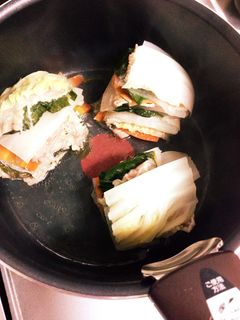白菜と豚バラのカラフルなミルフィーユ煮-レシピのメイン写真
