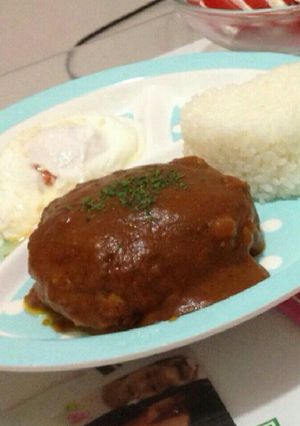 ♡ふっくら煮込みハンバーグ♡-レシピのメイン写真