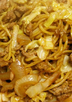 簡単にスパイシー！ソース焼きそば-レシピのメイン写真