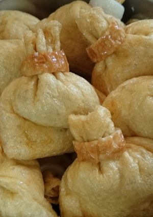 おでんダネ♪餃子入りちくわ巾着^^-レシピのメイン写真