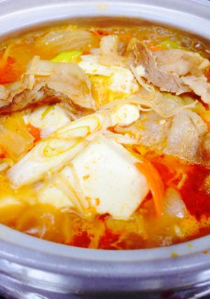 豆腐チゲ鍋-レシピのメイン写真