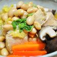 鶏肉と大豆のスープ煮