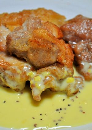 チキンソテー　コーンクリームソース-レシピのメイン写真