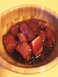 マグロのユッケ!簡単!焼肉だれ-レシピのメイン写真