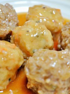 鶏団子と海老団子の甘辛煮-レシピのメイン写真