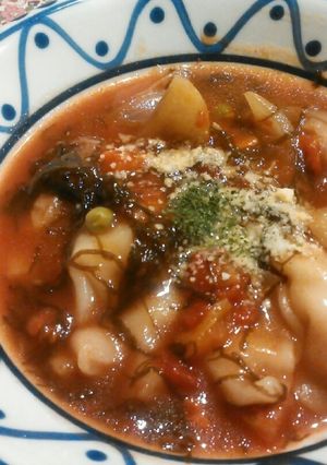 もずく楽部 水餃子もずトマトスープ-レシピのメイン写真