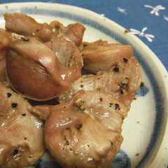 รูปของ 簡単！　砂肝の旨い塩焼き