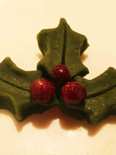 クリスマスの 和菓子(柊 /ヒイラギ)-レシピのメイン写真
