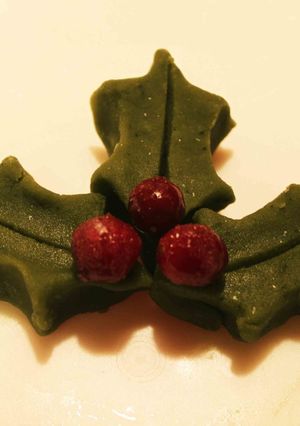 クリスマスの 和菓子（柊 /ヒイラギ)-レシピのメイン写真