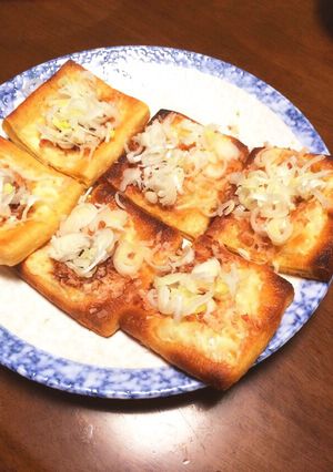 サクサクじんわり☆油揚げト〜スト-レシピのメイン写真
