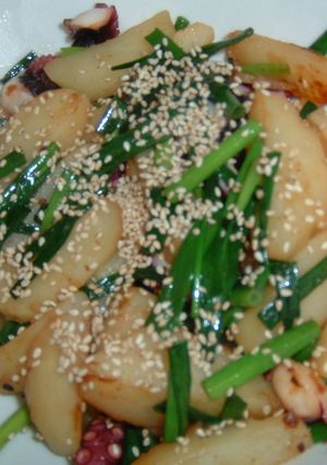 じゃが芋とたこの炒め物-レシピのメイン写真