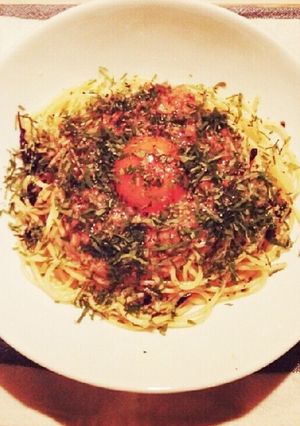 納豆好き必見☆ランチに簡単納豆パスタ-レシピのメイン写真