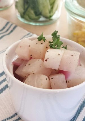 簡単♪赤かぶのレンチン副菜-レシピのメイン写真