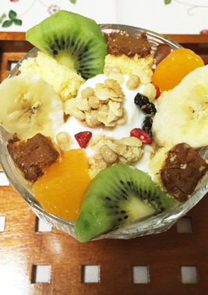 簡単！まるでパフェ！カステラのアレンジ！-レシピのメイン写真